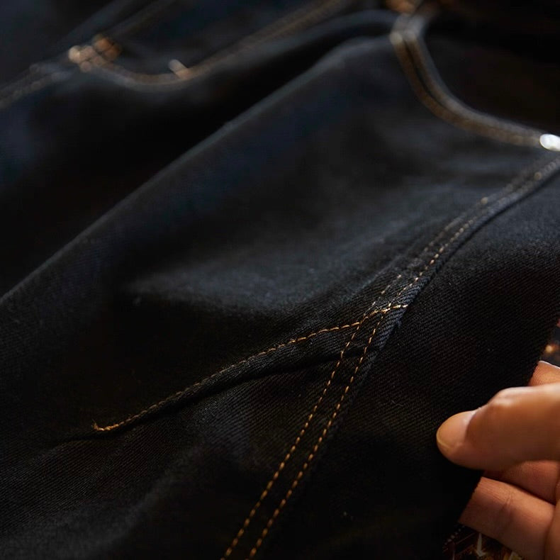 防寒 ポイントステッチ デニムパンツ(1Color)250934