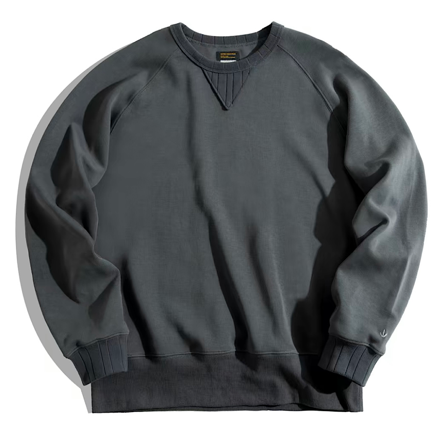 Vガゼット付 ラグランスリーブ プルオーバー(4Colors)240897