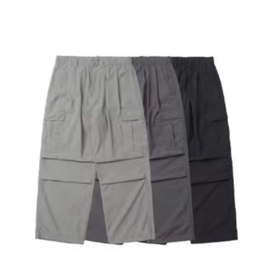 裾ドローコード ビッグポケット付 パラシュートパンツ(3Colors)250587