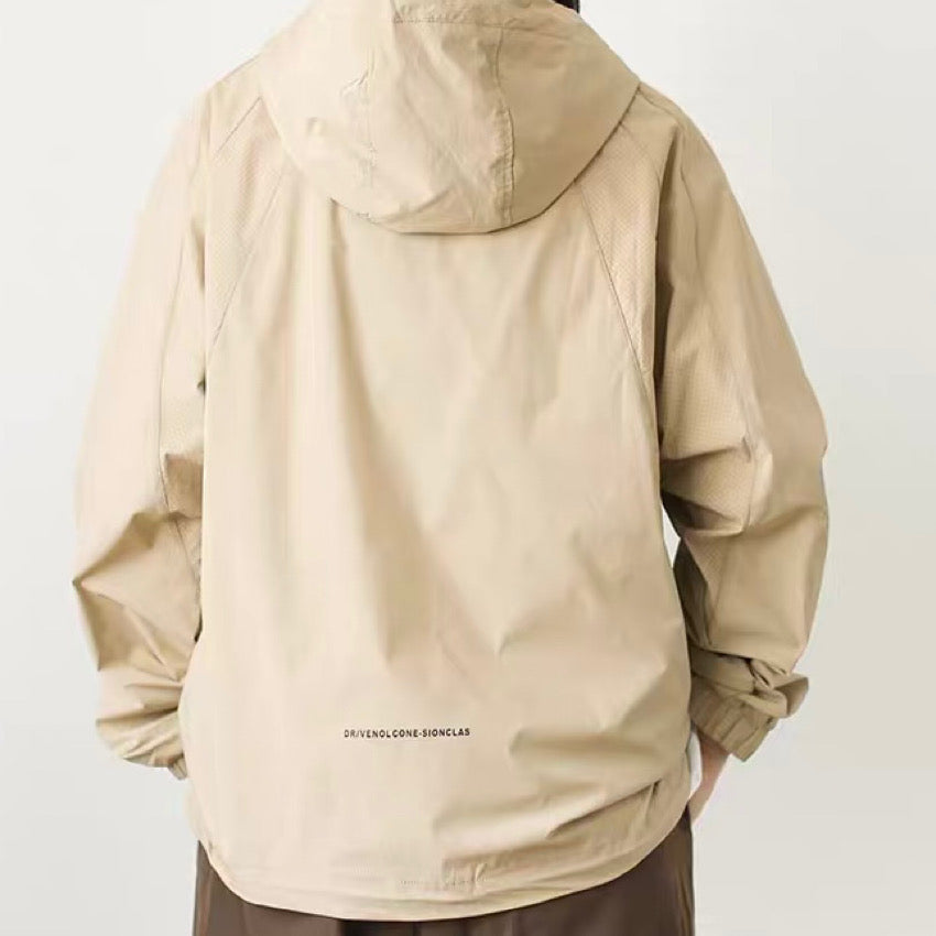 裾ドローコード ワンポイントロゴ ライトジャケット(4Colors)250193