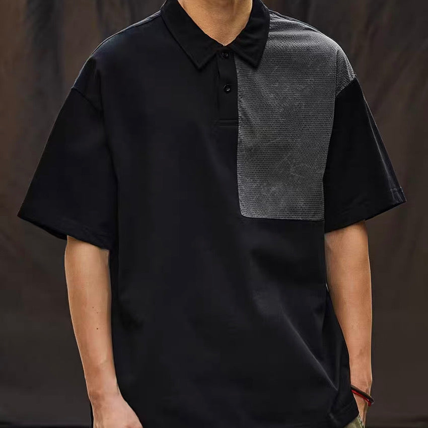 ワンポイントカラー 半袖ポロシャツ(3Colors)250375