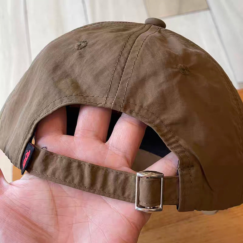 ワンポイントロゴ 速乾 ベースボールキャップ(6Colors)240453