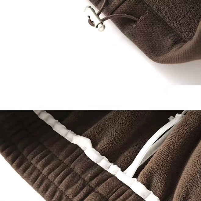 裾ドローコード 裏起毛 スウェットパンツ(4Colors)251096