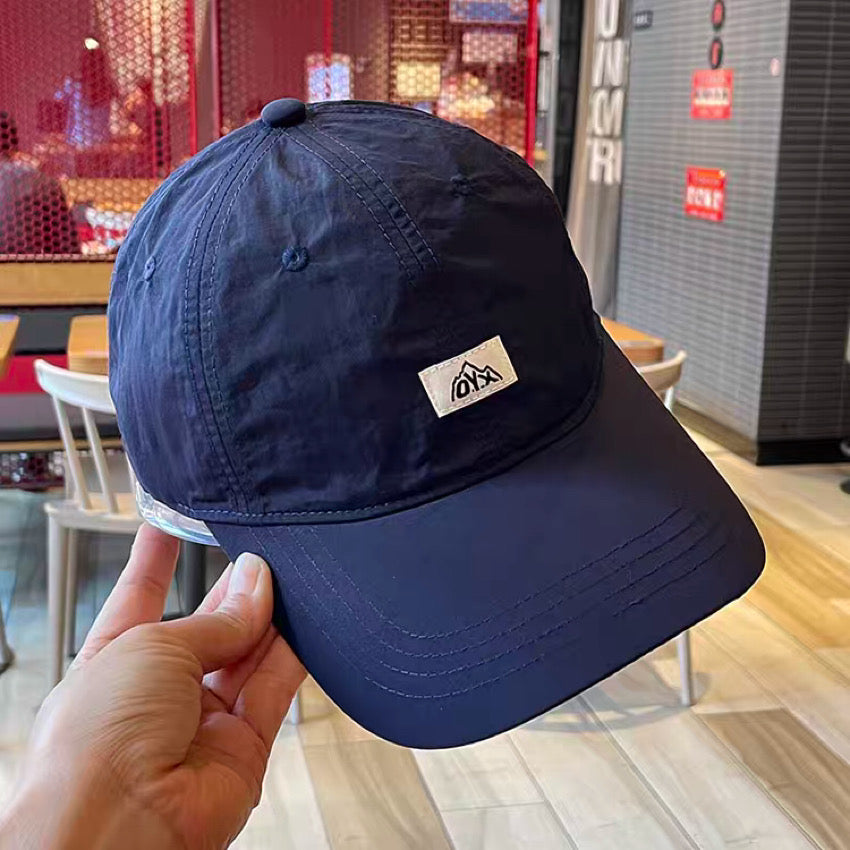 ワンポイントロゴ 速乾 ベースボールキャップ(6Colors)240453