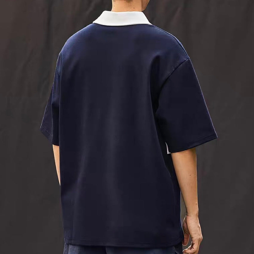 胸ポケット付 バイカラー ポロシャツ(2Colors)250380