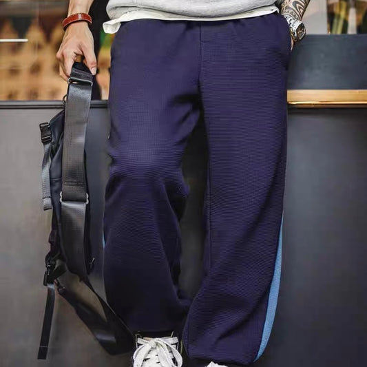 ワッフル地 アクセントカラー イージーパンツ(1Color)250688