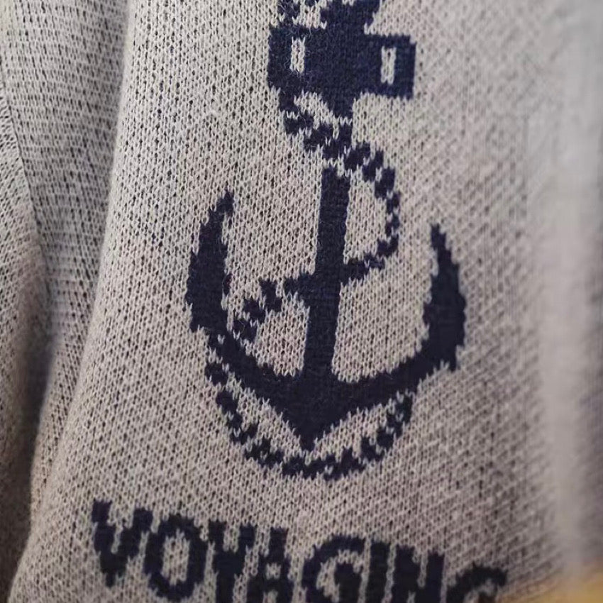 アンカーモチーフ ニットプルオーバー(2Colors)240963