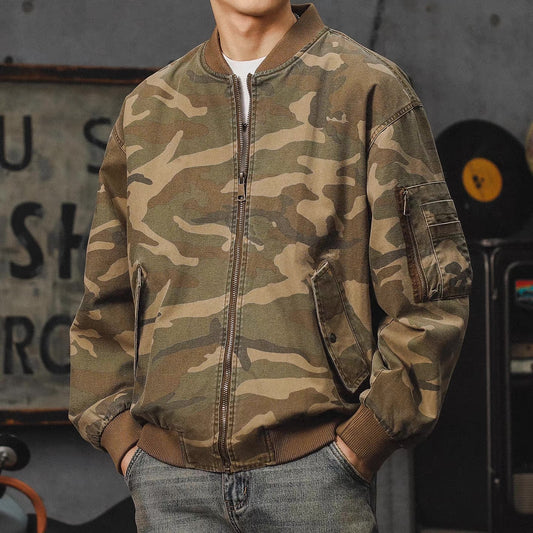 ミリタリー ユーズドテイスト ブルゾン(1Color)250816
