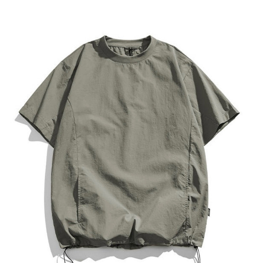 裾ドローコード ポケット付Tシャツ(3Colors)250558
