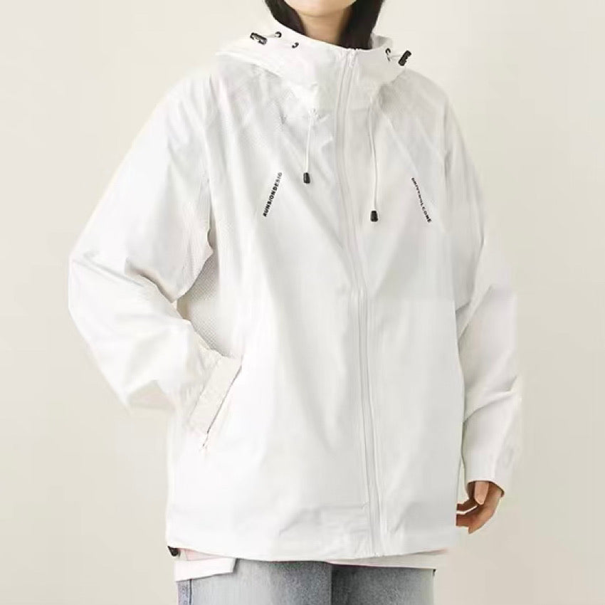 裾ドローコード ワンポイントロゴ ライトジャケット(4Colors)250193