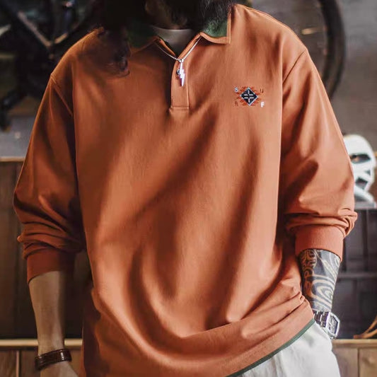 ナバホ刺繍 デザインポロシャツ(1Color)250802