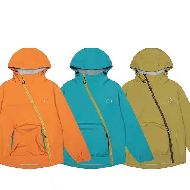 カンガルーポケット付 カーブジップジャケット(3Colors)250736