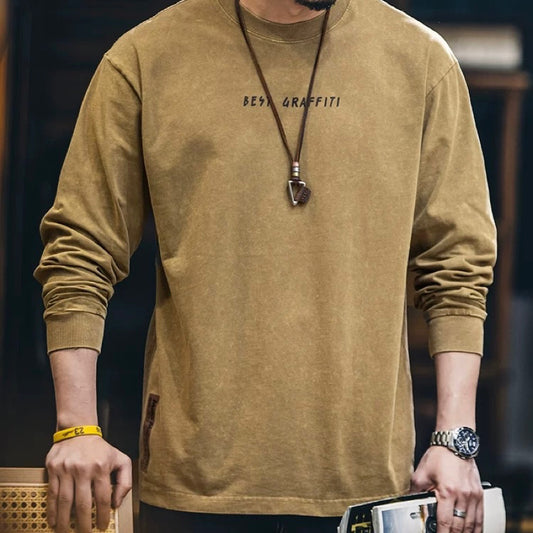 ロゴプリント ウォッシュド 長袖Tシャツ(2Colors)250171