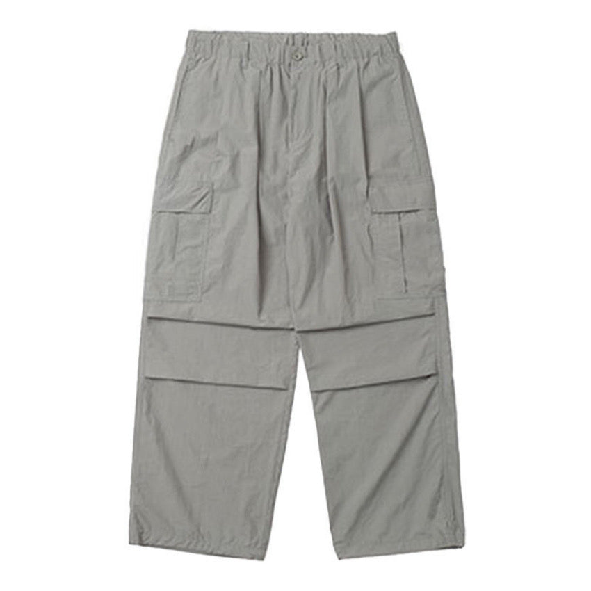 裾ドローコード ビッグポケット付 パラシュートパンツ(3Colors)250587
