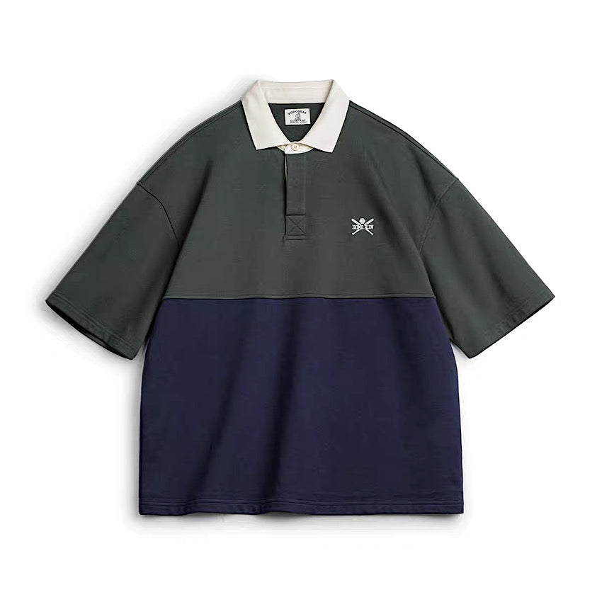 カレッジスタイル バイカラーポロシャツ(1Color)250315