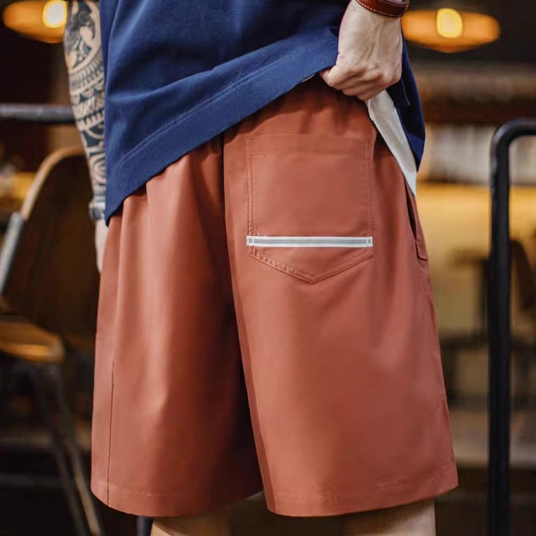 マルチポケット付 アシンメトリー ハーフパンツ(2Colors)250597