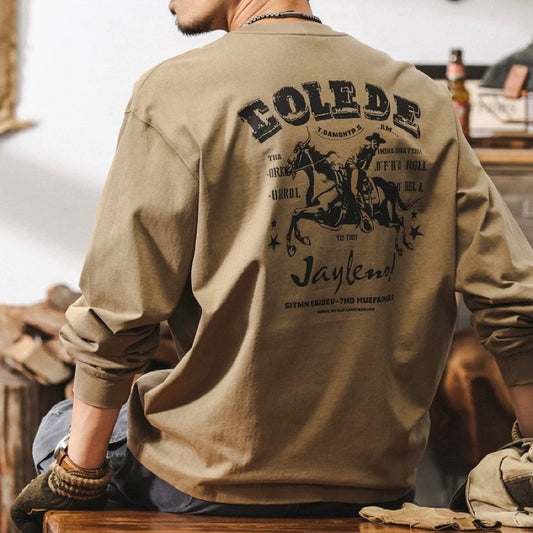 アメリカンレトロ ヘビーウェイト バックプリントTシャツ(1Color)250111