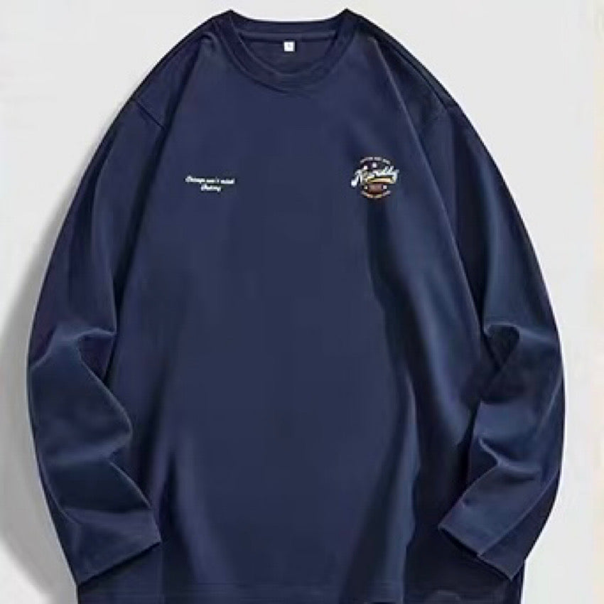 ワンポイントロゴ ヘビーウェイト 長袖Tシャツ(3Colors)240045