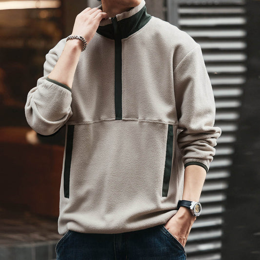 アクセントカラー フリース プルオーバー(1Color)250801