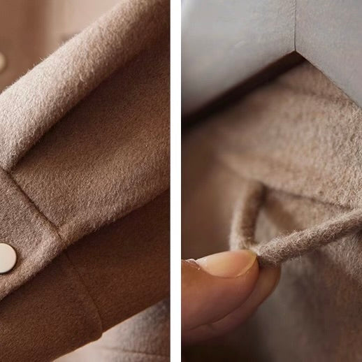 ヘビーウェイト シンプル ウールコート(2Colors)250951