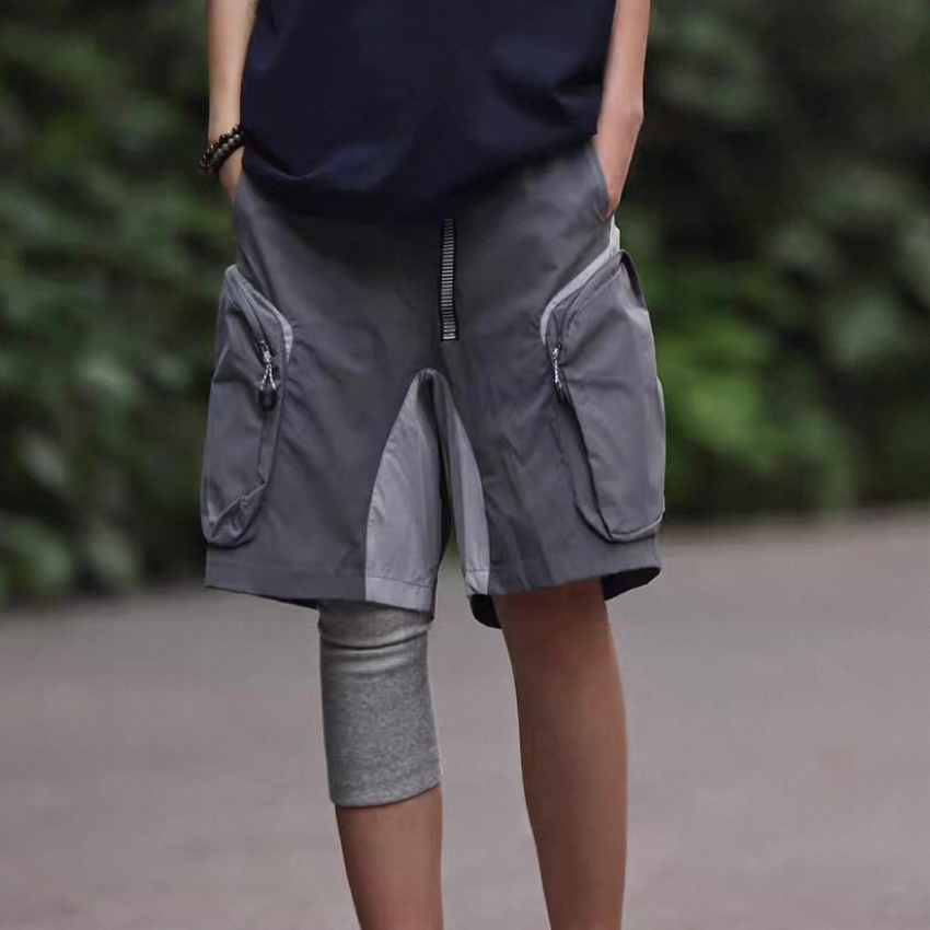 ビッグポケット付 スポーツ ハーフパンツ(4Colors)250569