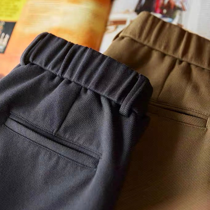 ワンタック ストレッチ ストレートパンツ(2Colors)250862