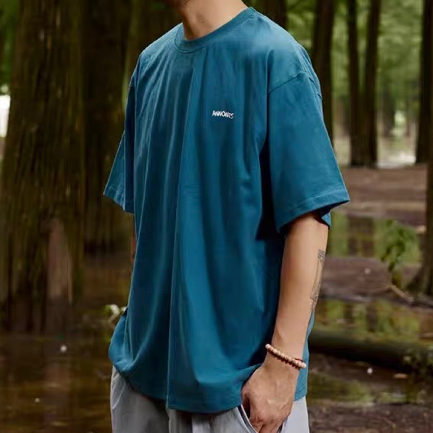 ワンポイントロゴ ベーシック Tシャツ(5Colors)250582