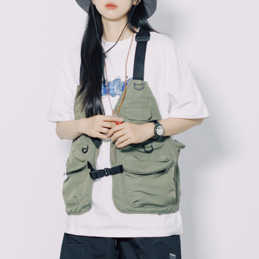 マルチポケット付 ストラップベスト(2Colors)240475