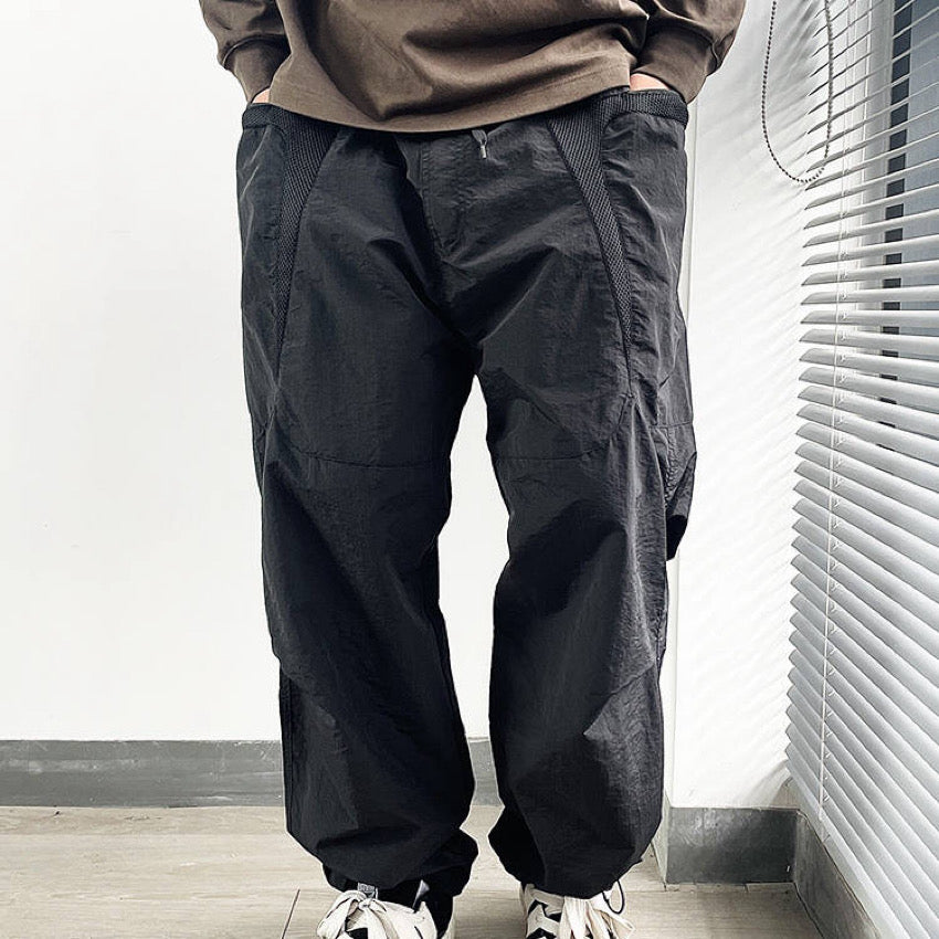 メッシュ ワイド パラシュートパンツ(3Colors)250580