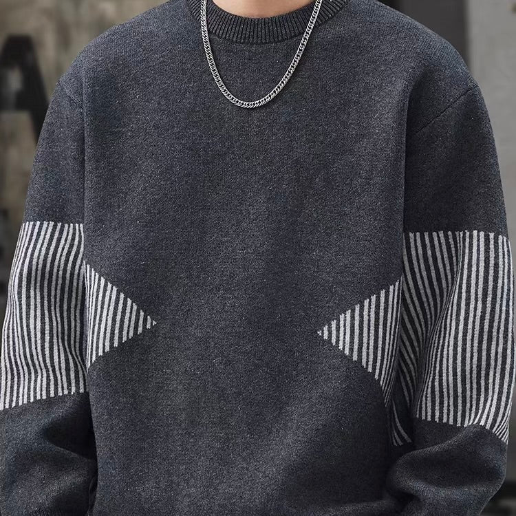 ワンポイントストライプ セーター（3Colors）260032 – Champyee