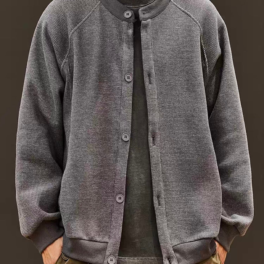 シンプル スウェット カーディガン(4Colors)250184