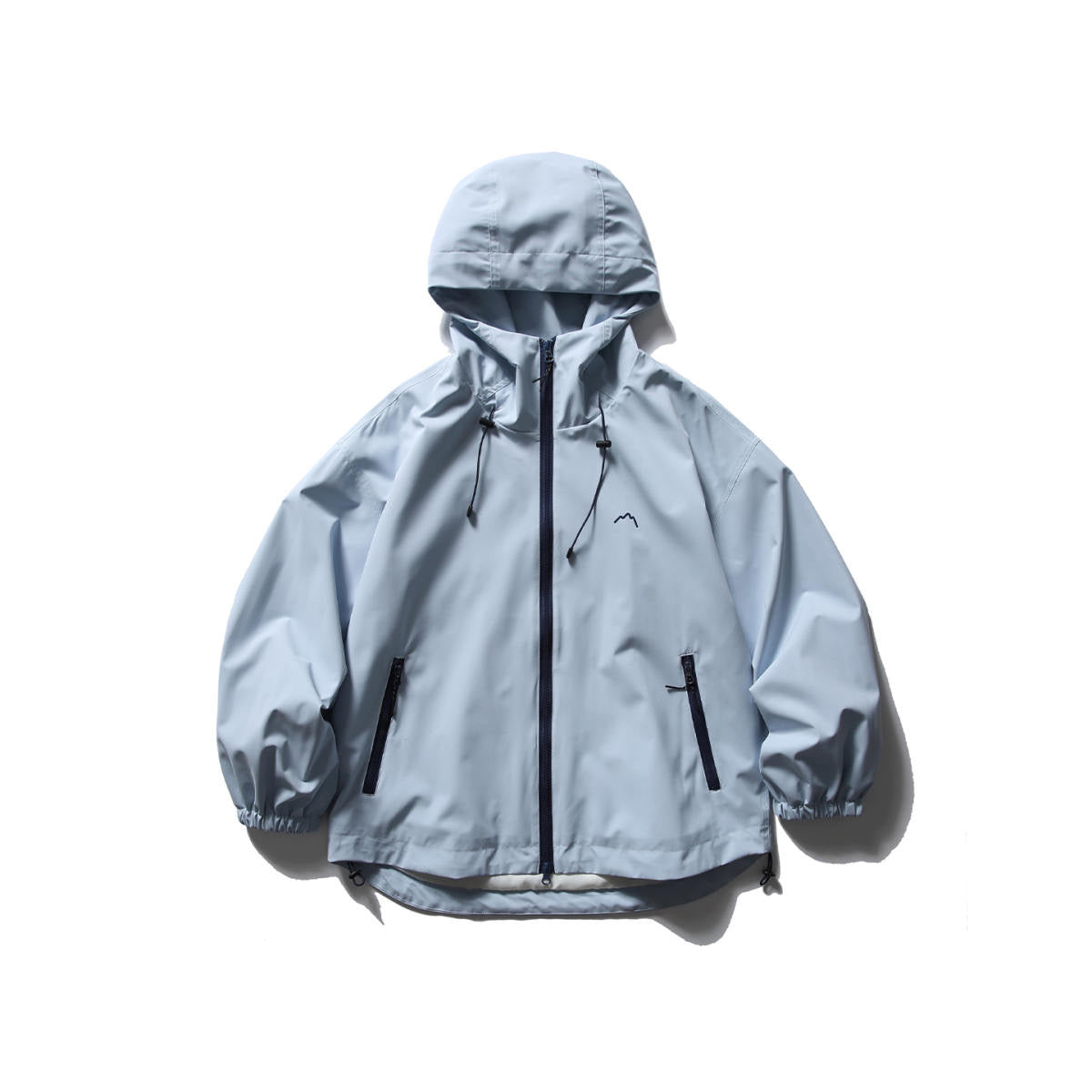 ワンポイントカラー シンプル マウンテンパーカー(6Colors)250710