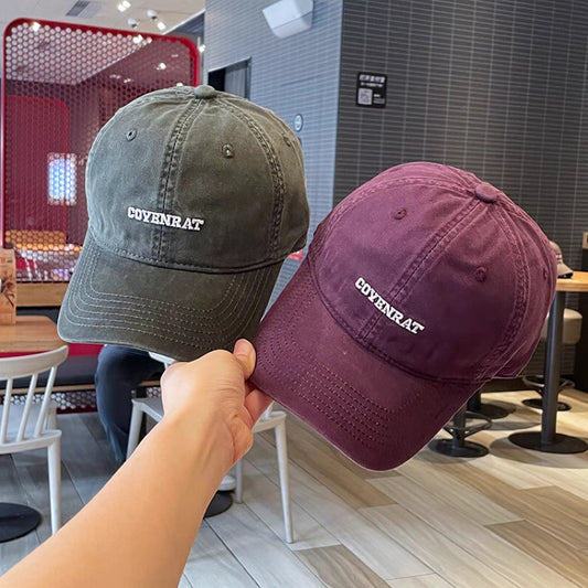 レトロ ウォッシュ加工 ベースボールキャップ(7Colors)240704