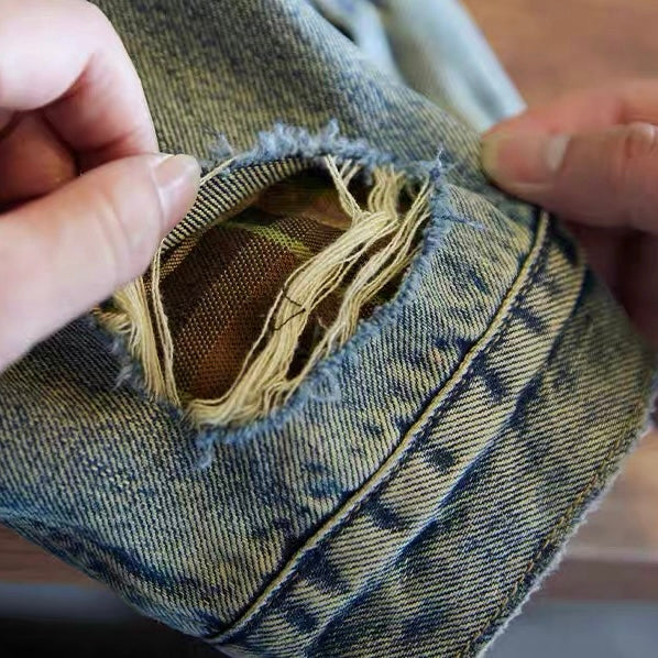 ハードウォッシュ ダメージ デニムジャケット(1Color)250864