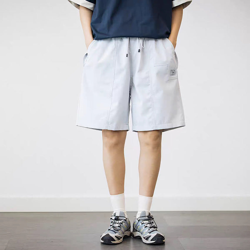 ワンポイントロゴ 多機能 ハーフパンツ(3Colors)250379