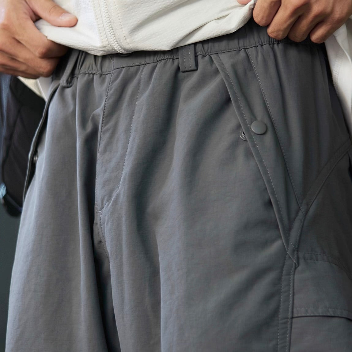 裾ドローコード パラシュートパンツ(3Colors)250916