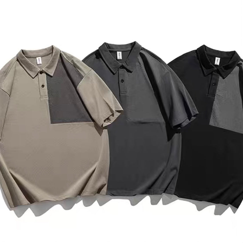 ワンポイントカラー 半袖ポロシャツ(3Colors)250375