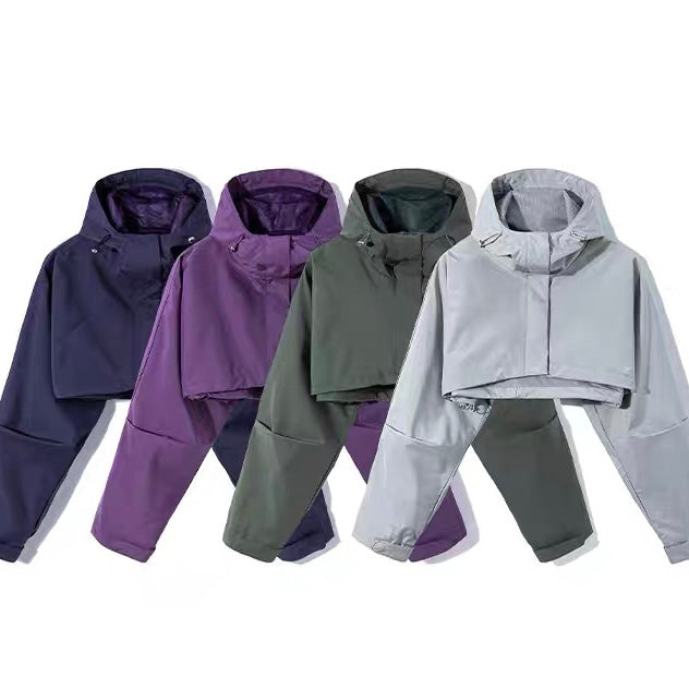 ベストセット フード付ショートジャケット(4Colors)250857