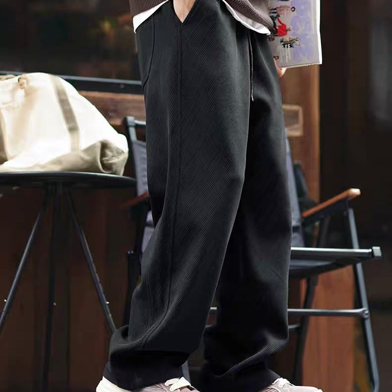 リラックス ワイド ドレープパンツ(2Colors)250855