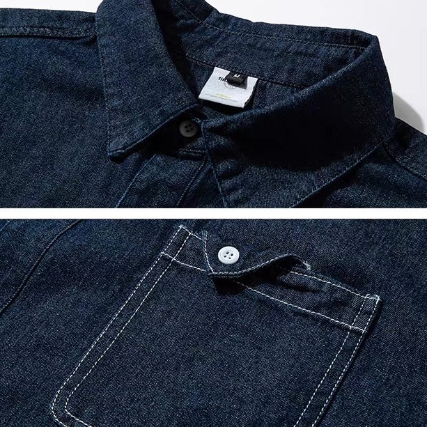ウォッシュドデニム オーバーサイズシャツ(1Color)250595
