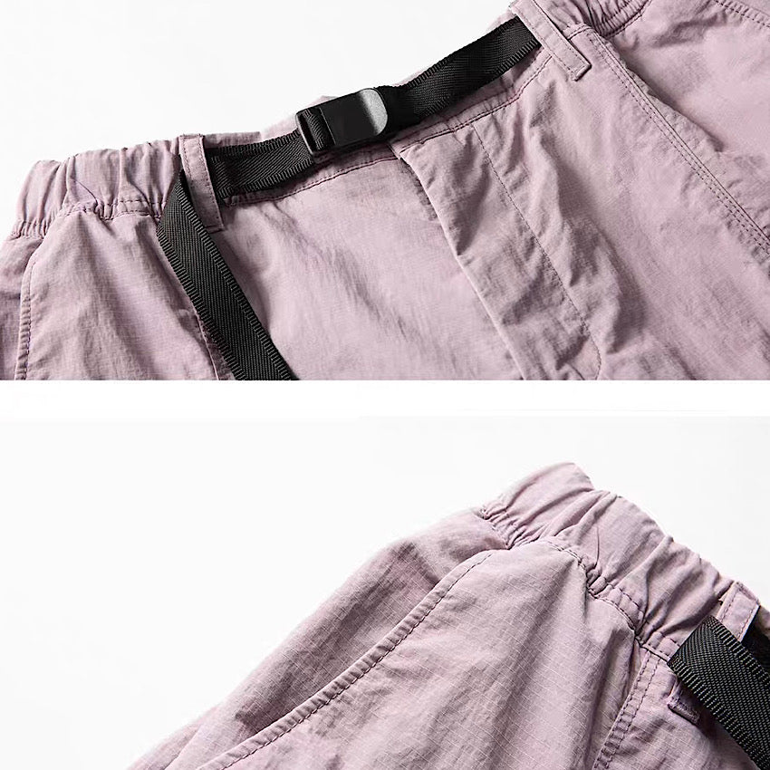 ロングウェビングベルト付 ハーフ ワークパンツ(5Colors)250363