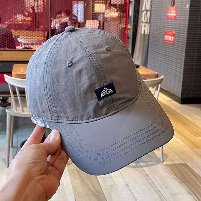 ワンポイントロゴ 速乾 ベースボールキャップ(6Colors)240453