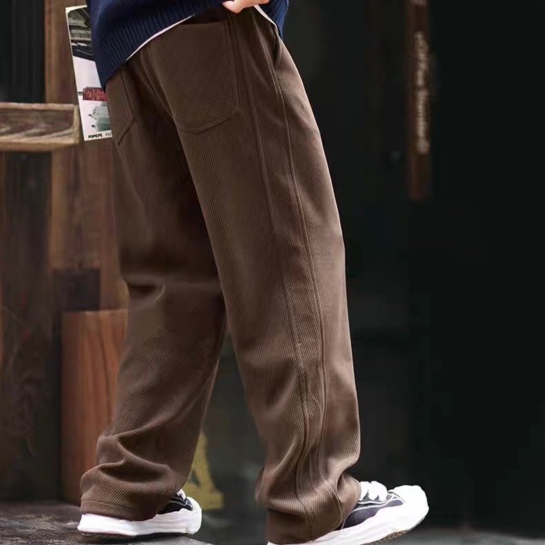 リラックス ワイド ドレープパンツ(2Colors)250855