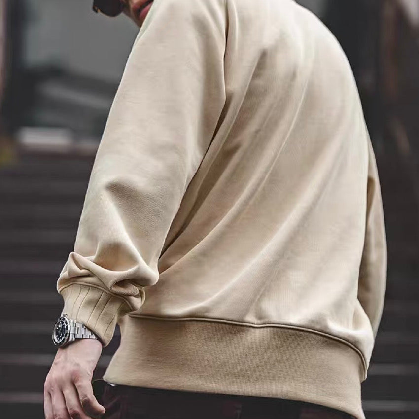 Vガゼット付 ラグランスリーブ プルオーバー(4Colors)240897