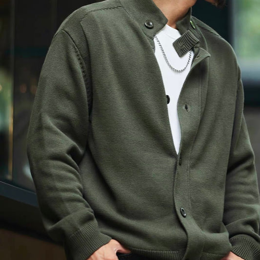 ハイネック デザイン カーディガン(2Colors)250838