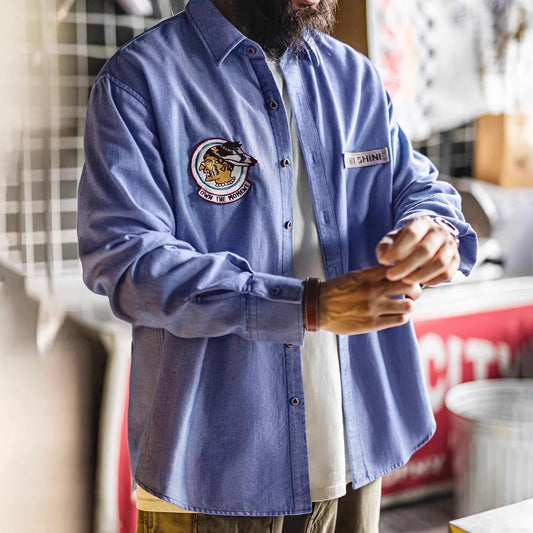 ナバホワッペン オックスフォードシャツ(1Color)250806