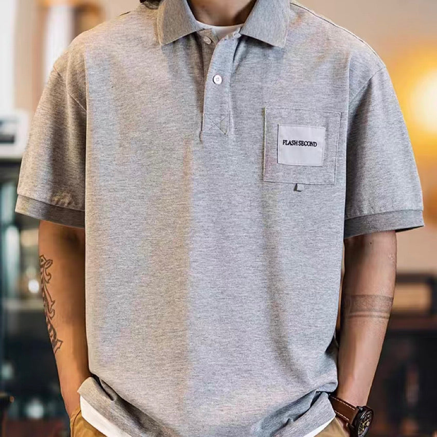 ワンポイントロゴ シンプル ポロシャツ(1Color)250295