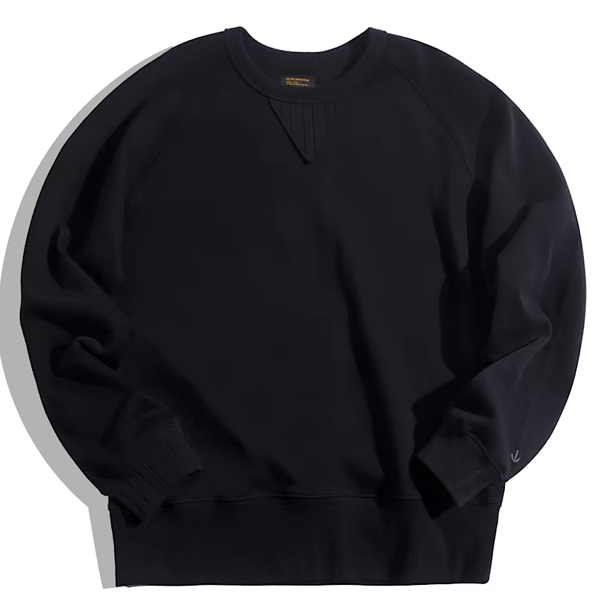 Vガゼット付 ラグランスリーブ プルオーバー(4Colors)240897