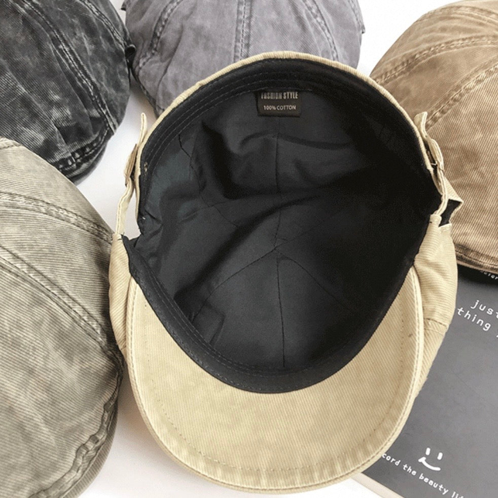 ウォッシュ加工 レトロ ハンチング(5Colors)250832