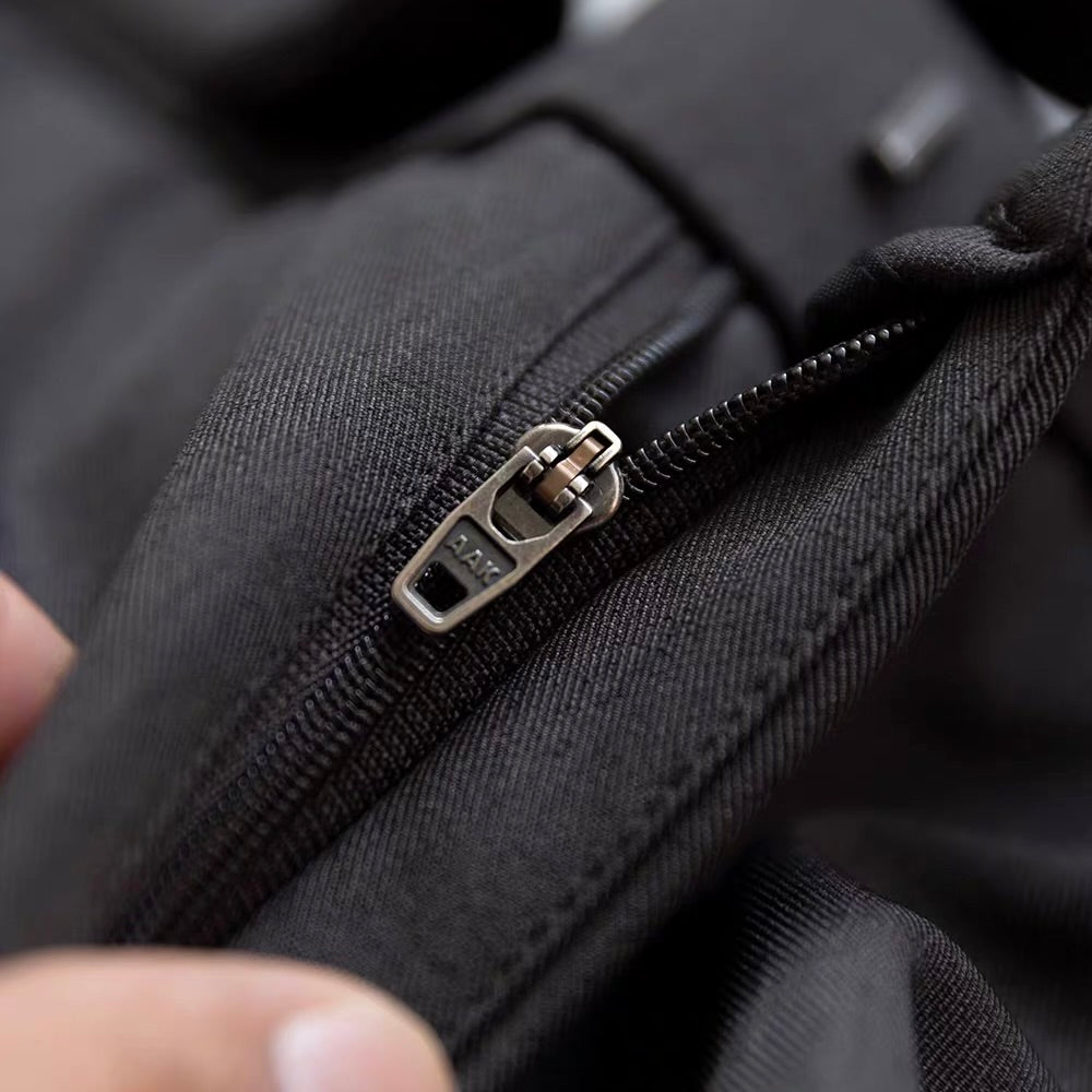 共布ベルト付 ストレートパンツ(2Colors)260085